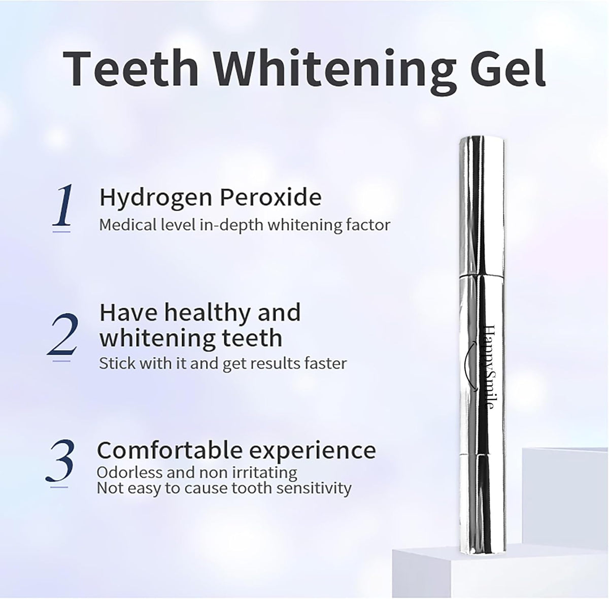 Teeth Whitening Pen Set of 3, Gentle on Sensitive Teeth