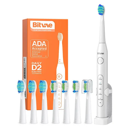 Bitvae C1/C5/C6 Cordless Plastic Oral Irrigator Flosser - Rechargeable (40-Day Battery Life Included), Powerful, IPX7 Waterproof, Adjustable Nozzle, USB Port, 60S Full Mouth Clean, Gum Health, Selfcare Dental Kit