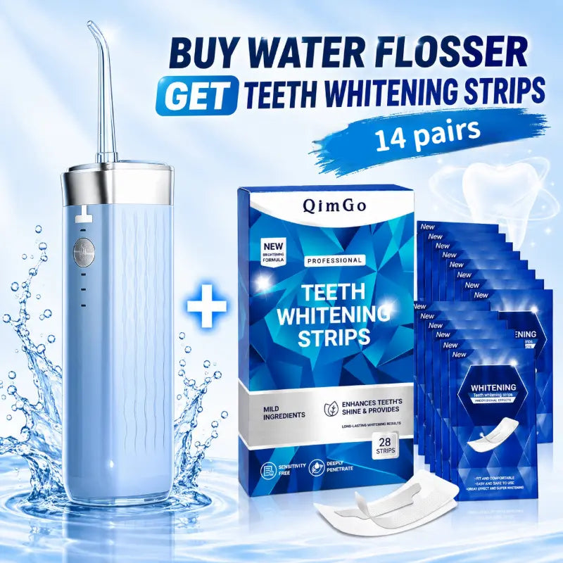 Mini Water Flosser for Travel, Cordless Oral Irrigator IPX7 Waterproof, 180Ml Large Tank Portable Dental Cleaner, USB Rechargeable, Multi-Mode Teeth & Gum Care for Braces & Sensitive Teeth