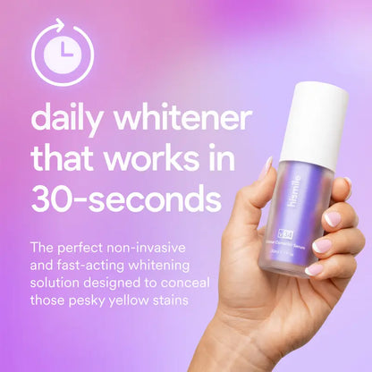 [NEW] [Hismile] V34 Colour Corrector Serum Value Set, Tooth Stain Concealer, Temporary Brightening Booster, Purple Toothpaste, Colour Correcting