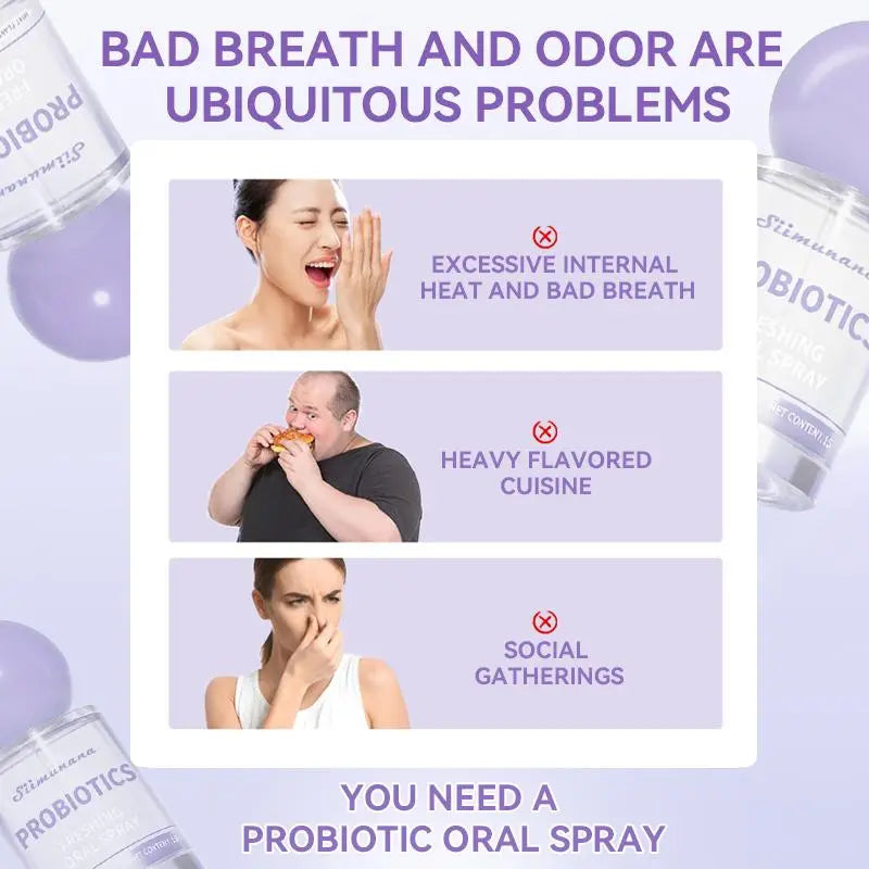 Oral Spray Bottle (15Ml) - Sugar-Free Liquid Oral Care for Adults, Portable Selfcare for Daily Minty Fresh Breath, Long-Lasting Effect