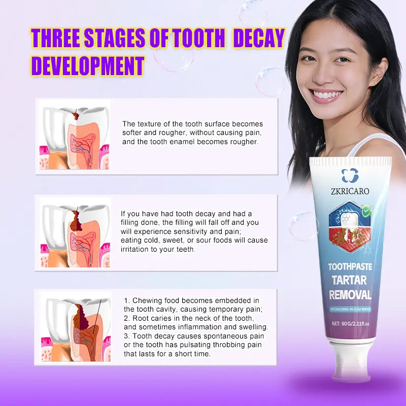 Clinical Strength Fluoride Blend Cavity Guard Toothpaste - Gentle Menthol Mint Cleansing, Cellulose Gum Enamel Repair, Anti-Decay, Plaque-Fighting, 12H Fresh Breath, Sorbitol Deep Clean, Teeth Whitening, Healthy Gums, Coffee Sensitivity Care