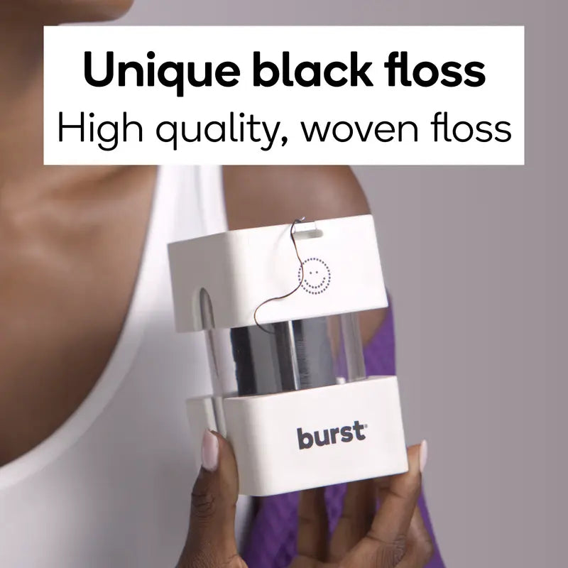 Big Floss Dispenser & Pre-Filled Whitening Trays Bundle-273 Yards, XL Size, Expanding Floss for Superior Plaque Removal,Advanced At-Home Dental White Trays Kit, 6 Trays, 3 Treatments, Visibly Whiter Teeth after One Use
