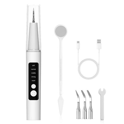 【Free Shipping】Ultrasonic Plaque Cleaner Oral Care Kit - Electric Toothbrush with USB Cable, Soft-To-Super Modes, Tartar Remover Tool for Human Use to Remove Tartar and Stains