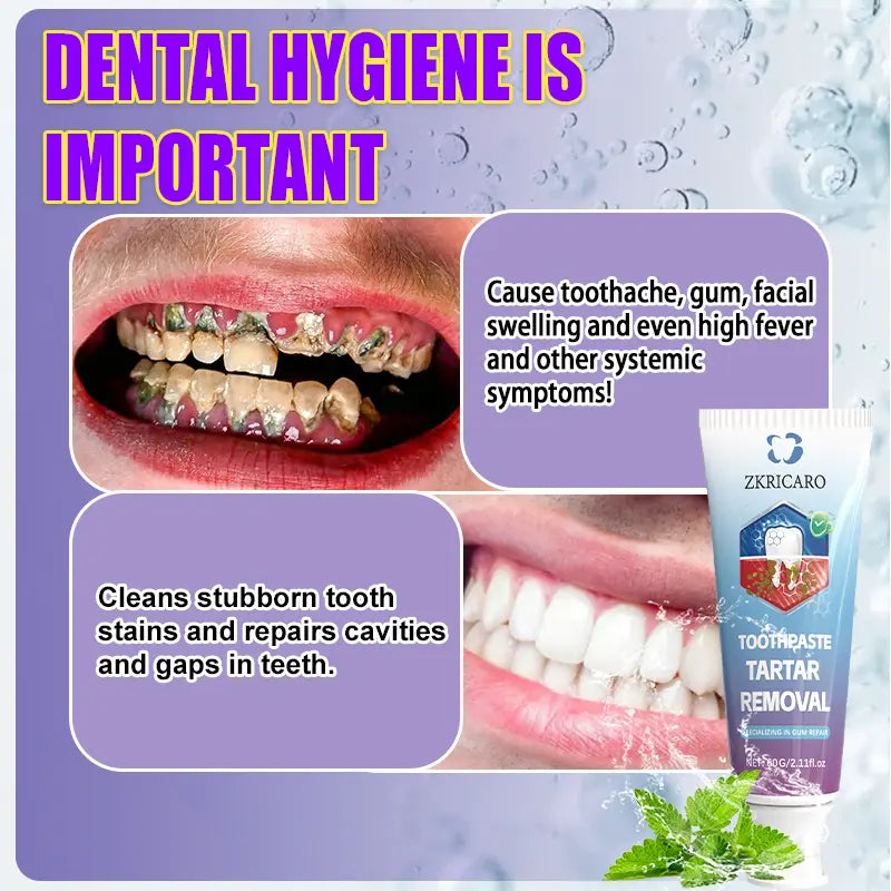 Clinical Strength Fluoride Blend Cavity Guard Toothpaste - Gentle Menthol Mint Cleansing, Cellulose Gum Enamel Repair, Anti-Decay, Plaque-Fighting, 12H Fresh Breath, Sorbitol Deep Clean, Teeth Whitening, Healthy Gums, Coffee Sensitivity Care