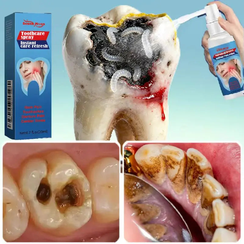 Oral Care Spray –Preventing Tooth Sensitivity，Relieve Swollen and Inflamed Gums，Relieve Tooth Decay， Gentle Formula for Daily Use