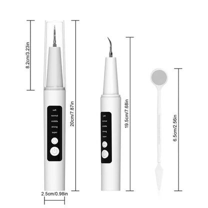 【Free Shipping】Ultrasonic Plaque Cleaner Oral Care Kit - Electric Toothbrush with USB Cable, Soft-To-Super Modes, Tartar Remover Tool for Human Use to Remove Tartar and Stains